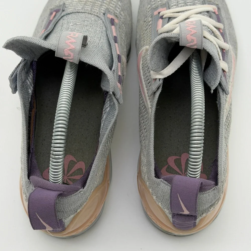 Nike Air VaporMax 2021 FK Kids Grey Pink Purple‎ Sneakers DB1550-007 Size 5.5Y